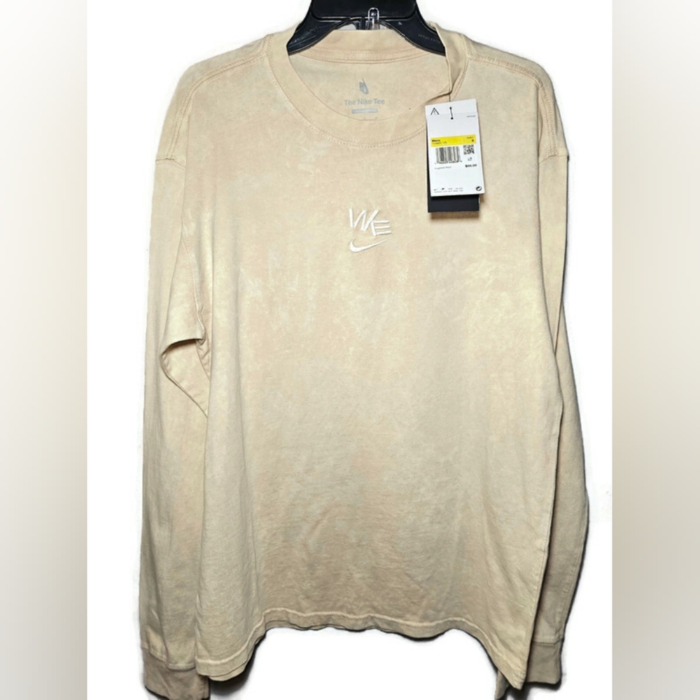 Nike Max90 "We Transcend" Long Sleeve T Shirt Brown Floral Men's Size Small RARE